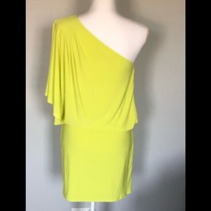 Jessica Simpson One Shoulder Fit Mini Dress Sz XS